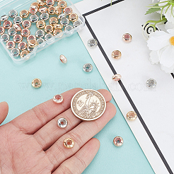 60шт 3 цвета латунные бусины&nbsp;KK-GA0001-91