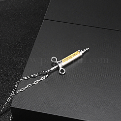 Стильные подвески в форме шприца из нержавеющей стали 304 для ежедневного ношения у женщин. PP8422