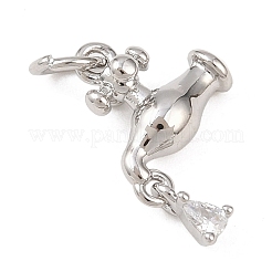 Латунные микро проложить кубического циркония подвески&nbsp;KK-G544-34P