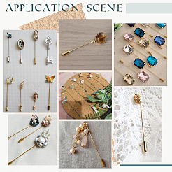 Латунная брошь MAK-SC0001-45