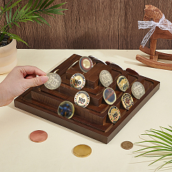 Деревянные подставки для дисплеев с прорезями&nbsp;ODIS-WH0043-138A