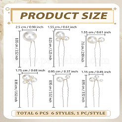 1 пакетик железных заколок для волос&nbsp;OHAR-LP0002-40