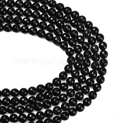 Природные обсидиана бисер нитей&nbsp;G-C280-B11-10mm