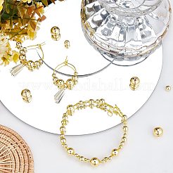 380шт 5 размера гальванические немагнитные синтетические гематитовые бусины&nbsp;G-NB0002-72