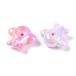 Непрозрачные акриловые бусины с УФ-покрытием MACR-K361-09