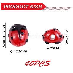 2 нить бусины лэмпворк ручной работы LAMP-SZ0001-22