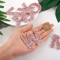 Нашивки со стразами в виде алфавита&nbsp;FW-TAC0001-01C