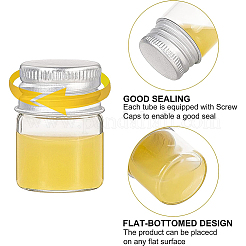 100шт пустые пробирки для хранения стеклянных бусин&nbsp;AJEW-BC0009-83A