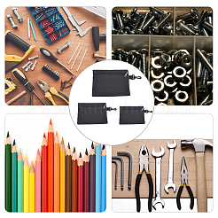 6 шт. 3 стильных мешка из ткани Оксфорд с водонепроницаемым покрытием из ПВХ AJEW-NB0002-41