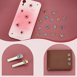 40 шт. 10 стиля кабошоны из смолы и стекла от сглаза MRMJ-GA0001-21