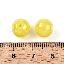 Гальванизированные стеклянные жемчужные бусины EGLA-T021-14C-07