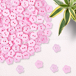 200 шт. пуговицы из смолы с 2 отверстиями&nbsp;RESI-SP0001-52A