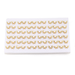 Серьги-гвоздики из натурального жемчуга из латуни PEAR-N020-08H