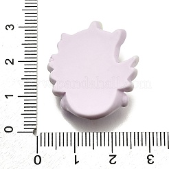 Кабошоны из непрозрачной смолы «единорог» CRES-F034-06