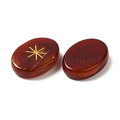 13 шт. натуральный рунический камень сердолик G-C095-02G