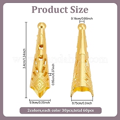 60 шт. двухцветный сплавной конус FIND-AR0005-50