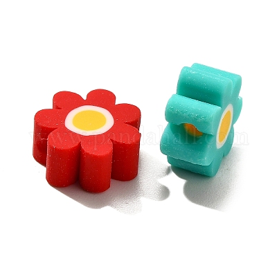 Бусины из полимерной глины  CLAY-R006-06-1