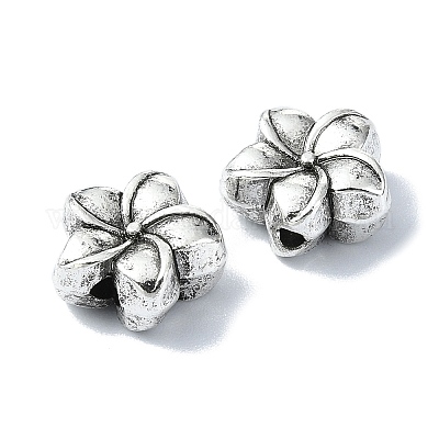 Сплавочные овальные бусины тибетского стиля  TIBEB-F065-01AS-02-1