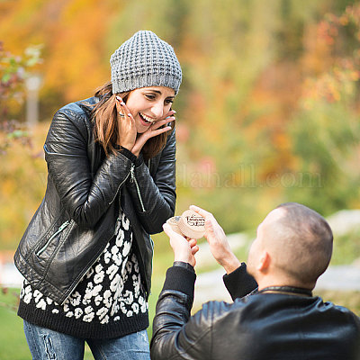 Деревянная коробка для колец OBOX-WH0009-009-1