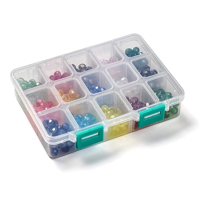 Гальванические стеклянные бусины EGLA-JP0002-02C-8mm-1