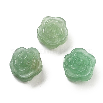 Естественный зеленый бисер авантюрин G-H007-01A-1