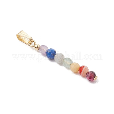 Подвески из натуральных бусин чакра PALLOY-JF03559-02-1