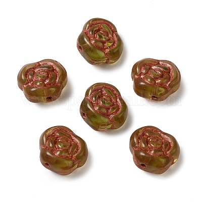 Прозрачные бусины лэмпворк LAMP-P065-01A-09-1