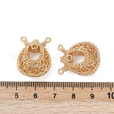 Полые латунные звенья для люстр KK-G532-06G-1