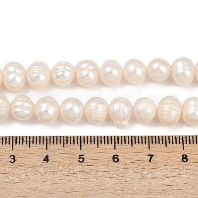 Нити из натурального культивированного пресноводного жемчуга PEAR-I007-07X-07D-1