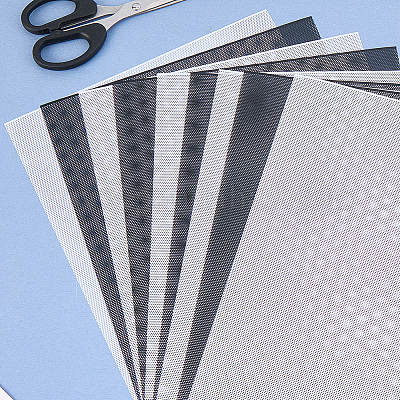 10 шт. 2-х цветные листы ПВХ пластика с отверстием AJEW-CP0009-03-1