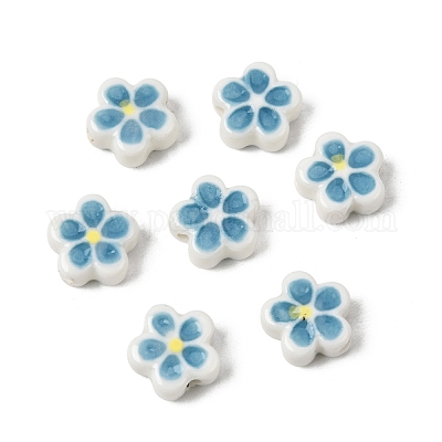 Фарфоровые бусины ручной работы&nbsp;PORC-C010-02-1