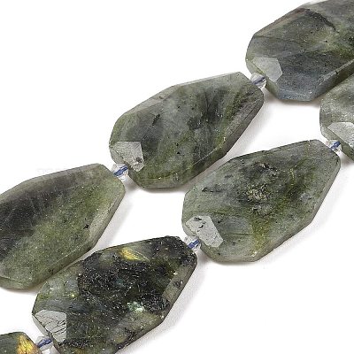 Природные лабрадорита бисер нитей G-P548-B14-01-1