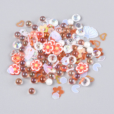 Кабошоны из полимерной глины ручной работы CLAY-N013-29D-1