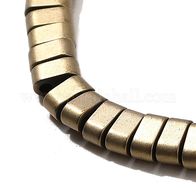 Нити синтетических немагнитных гематитовых бусин с 2 отверстием G-L613-A01-01D-1