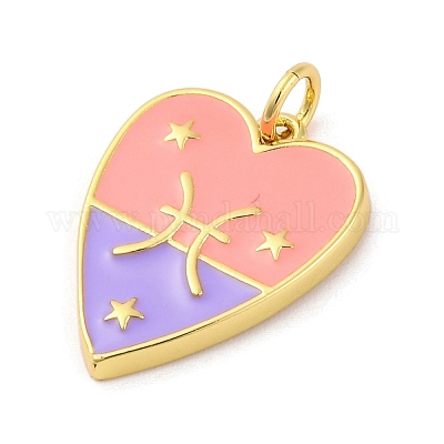 Латунь эмаль подвески KK-Z077-01G-05-1