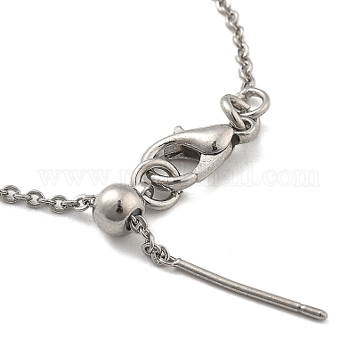 Браслеты из нержавеющей стали с цепочкой для мужчин и женщин BJEW-G736-11P-1