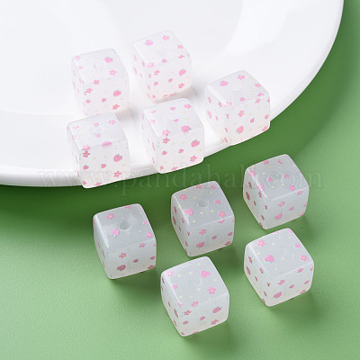 Окрашенные акриловые бусины &nbsp;MACR-S374-11C-03-1