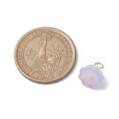 Акриловые подвески лотоса PALLOY-JF02712-07-1