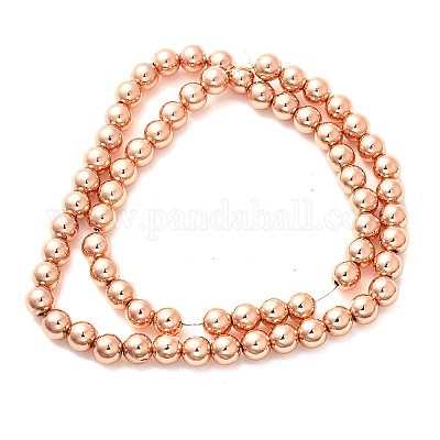 Гальванические нити синтетических магнитных гематитовых бусин G-L613-F01-01B-1