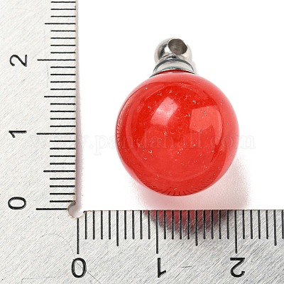 Подвески для флаконов духов из натуральных и синтетических смешанных драгоценных камней G-K338-22P-1