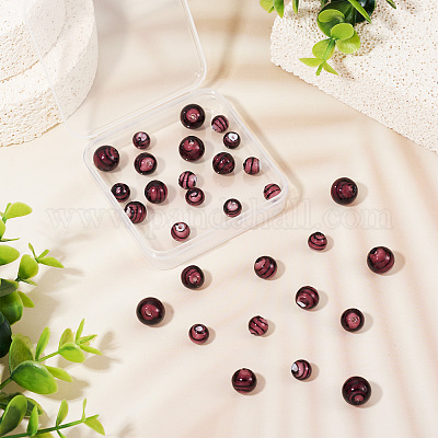 32шт ручной работы бусины лэмпворк LAMP-TA0001-56A-1