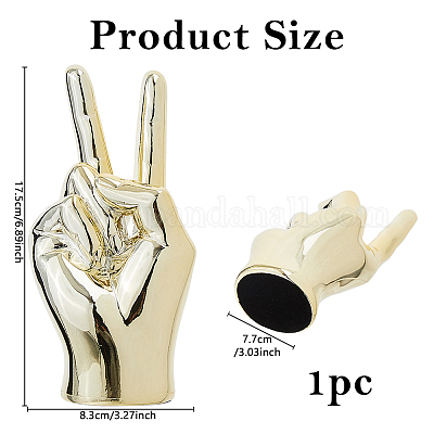 Украшения для демонстрации жестов из смолы DIY-WH0888-850-1