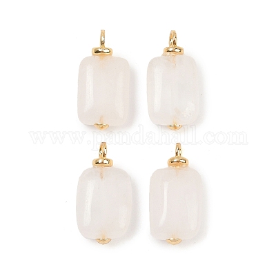 Подвески из натурального кварцевого кристалла прямоугольной формы KK-B157-34G-1