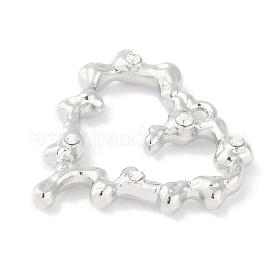 Подвески из сплава с кристаллами и стразами PALLOY-F018-16P-02-1