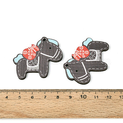 Печатные деревянные подвески&nbsp;WOOD-T033-01F-1