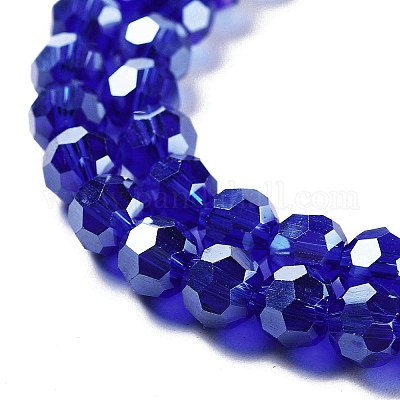 Гальванизируйте прозрачное стекло бисер нитей EGLA-A035-T6mm-A06-1