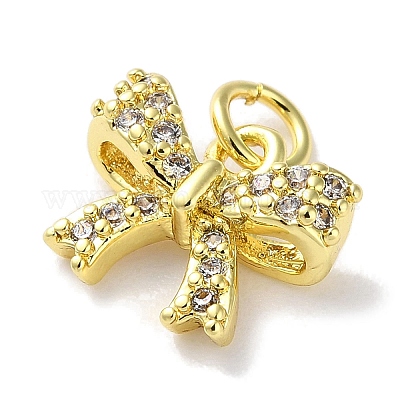 Покрытие стойки латунь микропаве прозрачные подвески из кубического циркония KK-Z039-11G-1