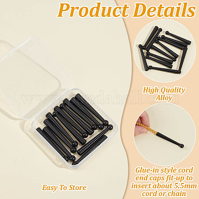 12 шт. концы шнура из сплава FIND-HY0004-71EB-1