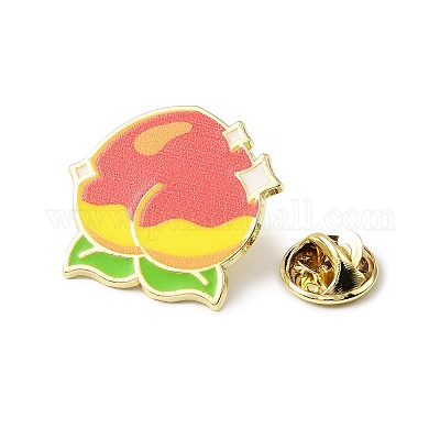 Фрукт эмалированный значок JEWB-K018-31D-G-1