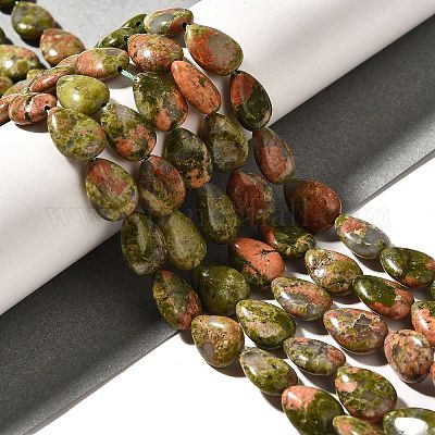Природные Unakite бисер нитей G-I377-A27-1